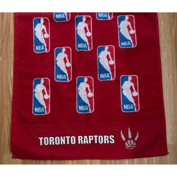 Toronto Raptors Bath Towel NBA Red Cotton McArthur Sports Licensed Logo Print - Picture 2 of 6